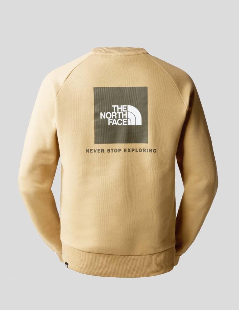 Felpa LA NORTH FACE rAGE red box crew new khaki stone